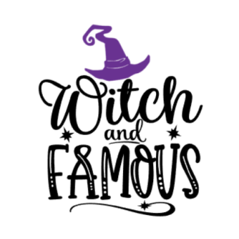 Sticker ''Witch & Famous''